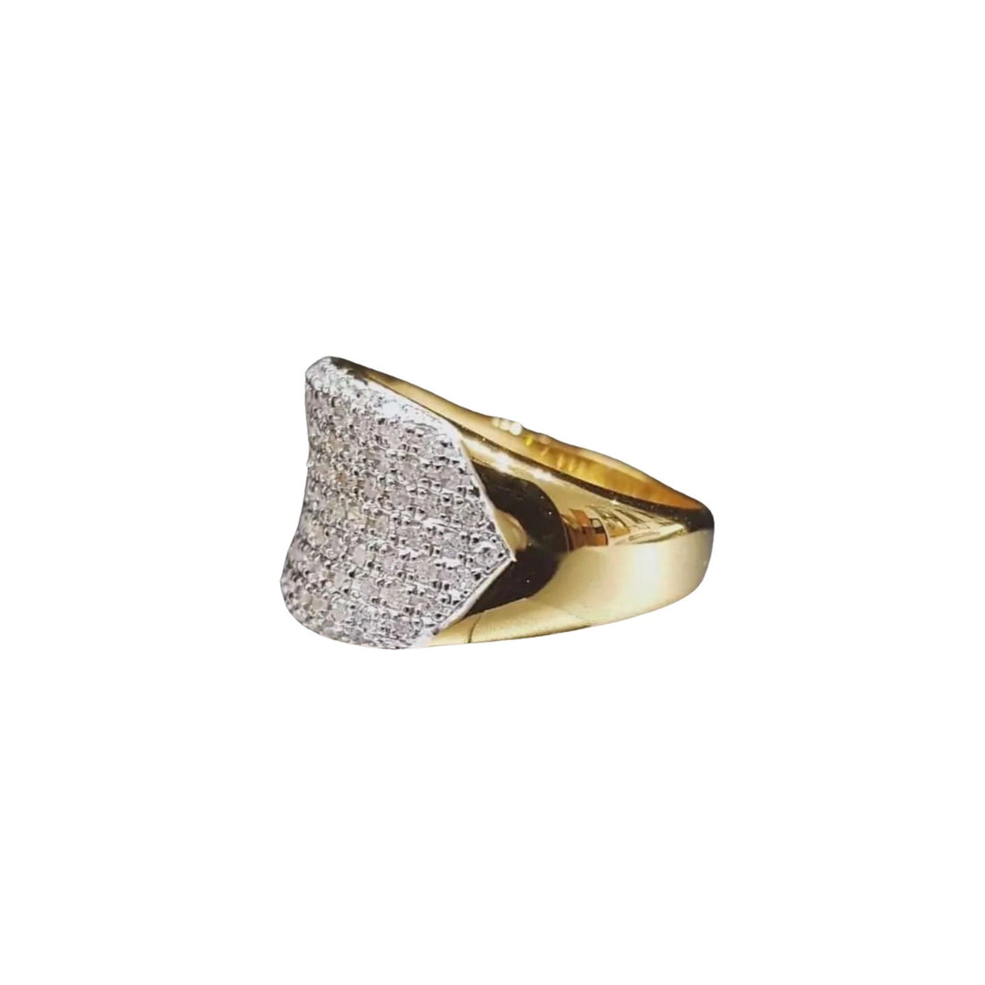 10K Gold Diamond Ring For Men