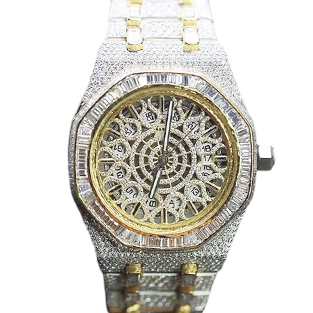 AP Two Tone Moissanite Watch