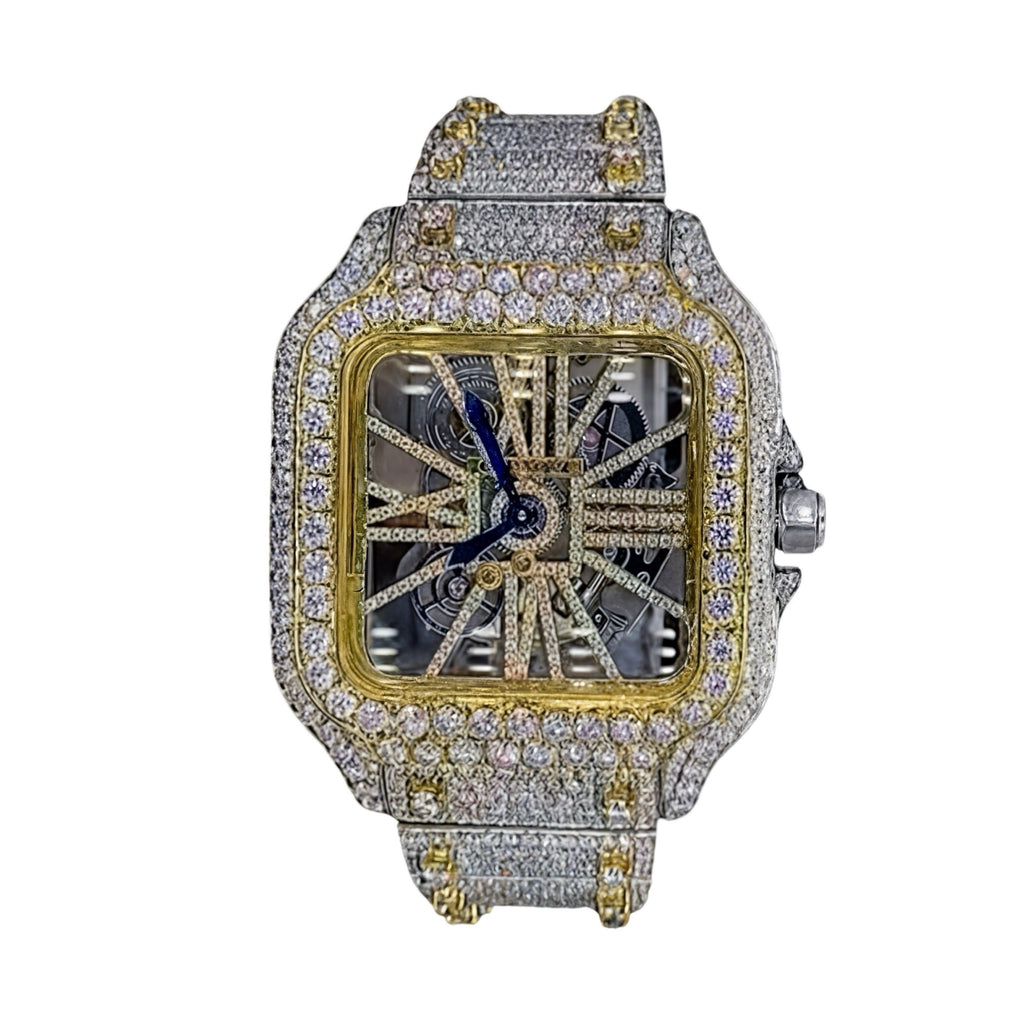 Skeleton Moissanite Watch