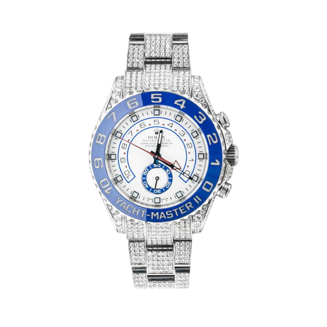 Rolex Yacht Master Moissanite Watch