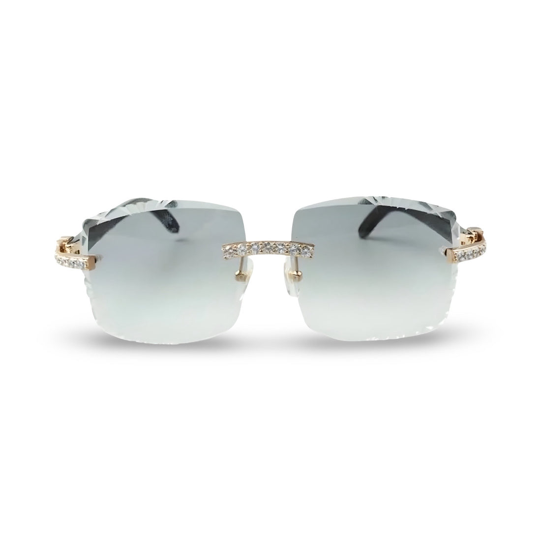 925 Moissanite Rimless  sunglasse