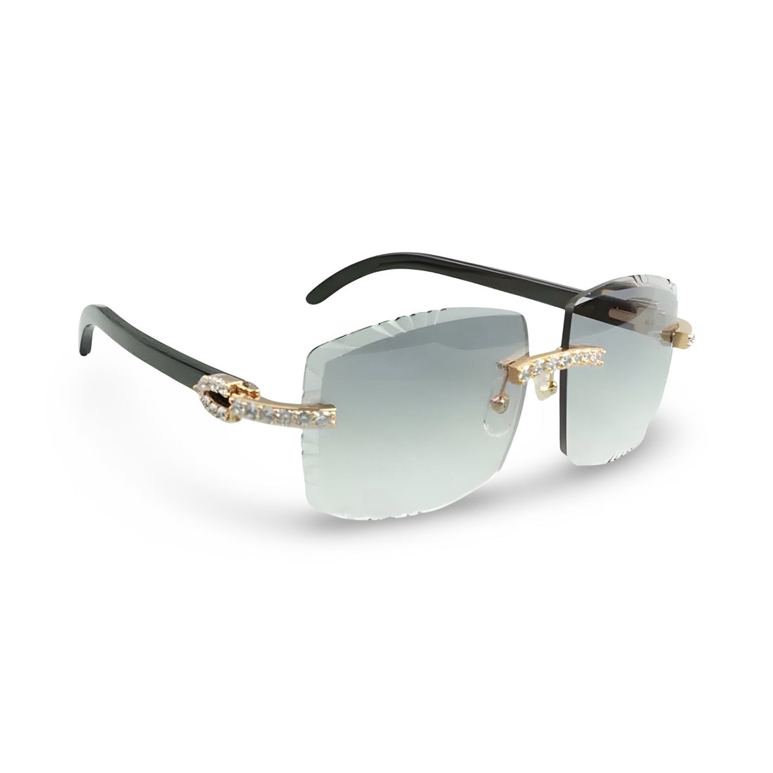 925 Moissanite Rimless  sunglasse