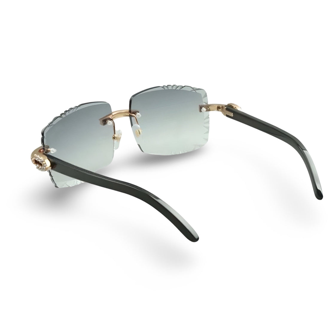 925 Moissanite Rimless  sunglasse