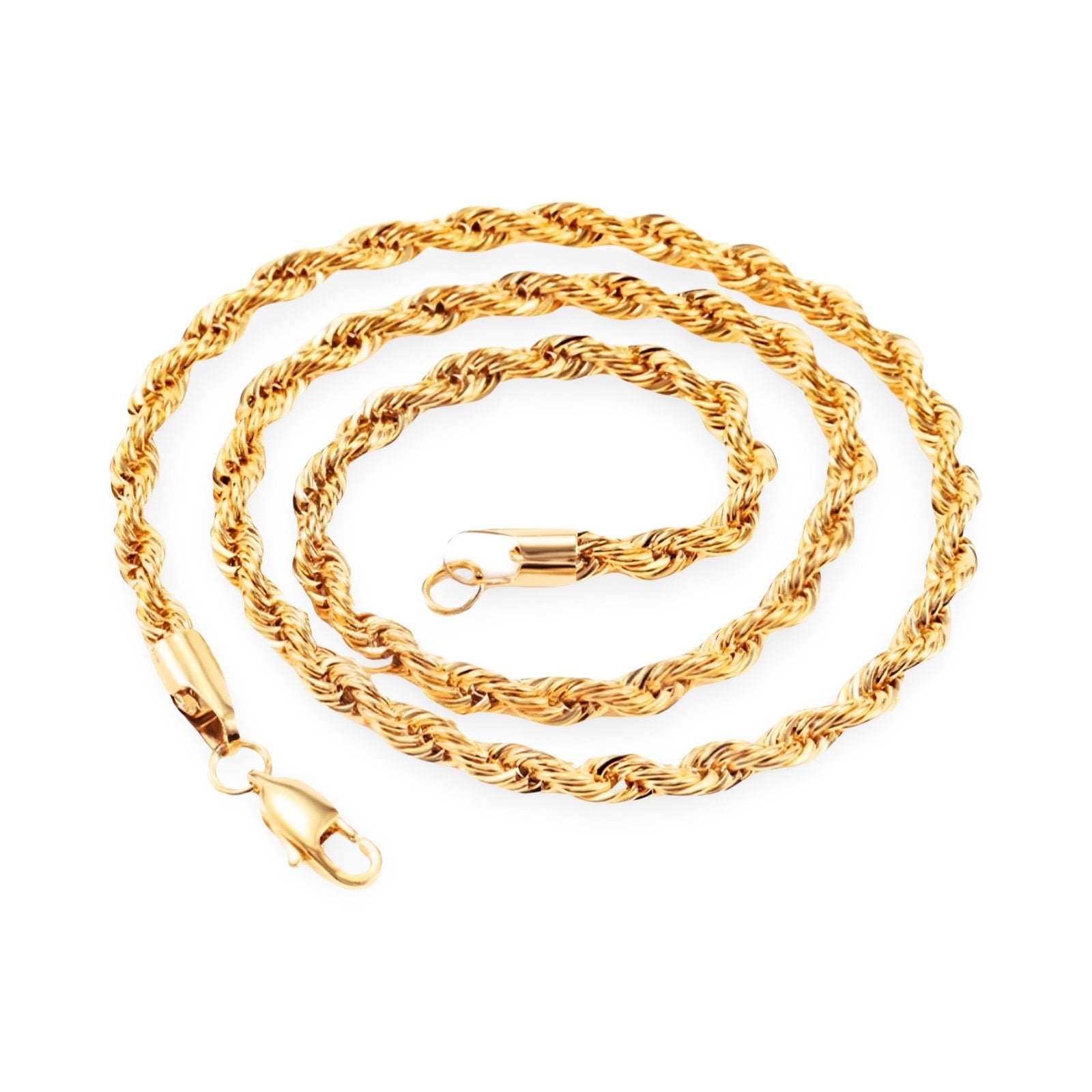 10K Solid Gold Rope Chain