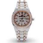 AP Two Tone Rose Gold Moissanite Watch