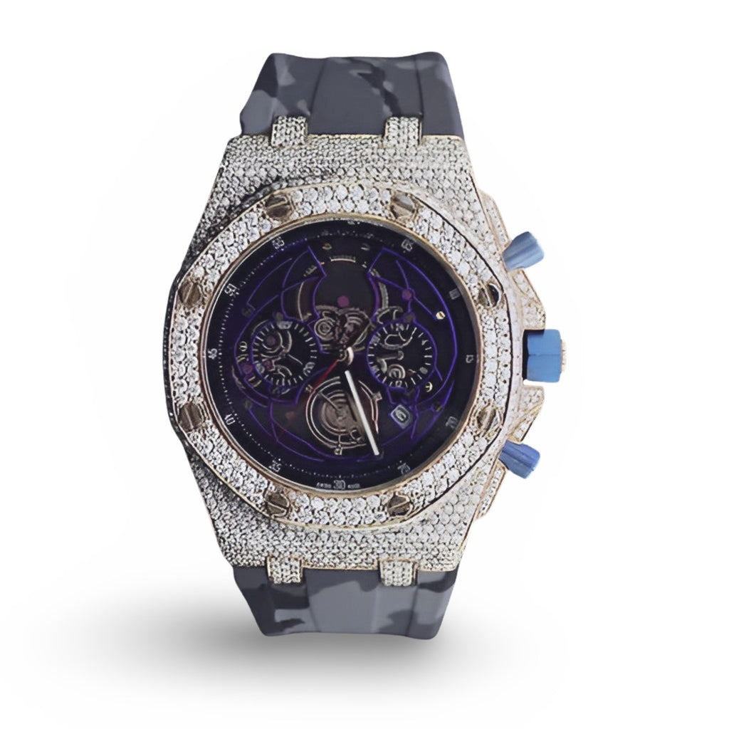 Skeleton Moissanite Watch