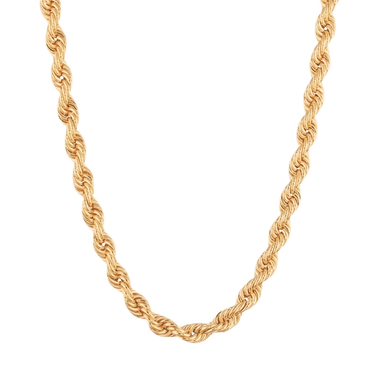 10K Solid Gold Rope Chain