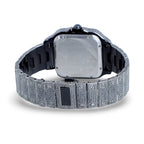 Cartier Black Moissanite Watch