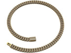 10mm VVS Moissanite Cuban link chain
