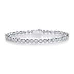 Round Brilliant Diamond Bracelet S925 Silver