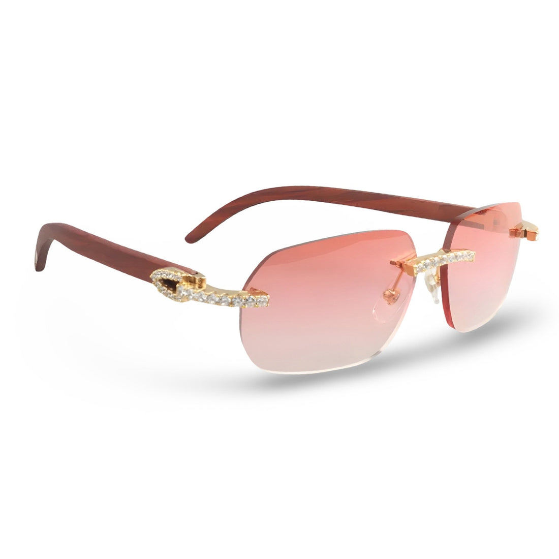 925 Moissanite Rimless Sunglasses