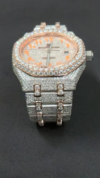 Arabic Numeral Moissanite Watch