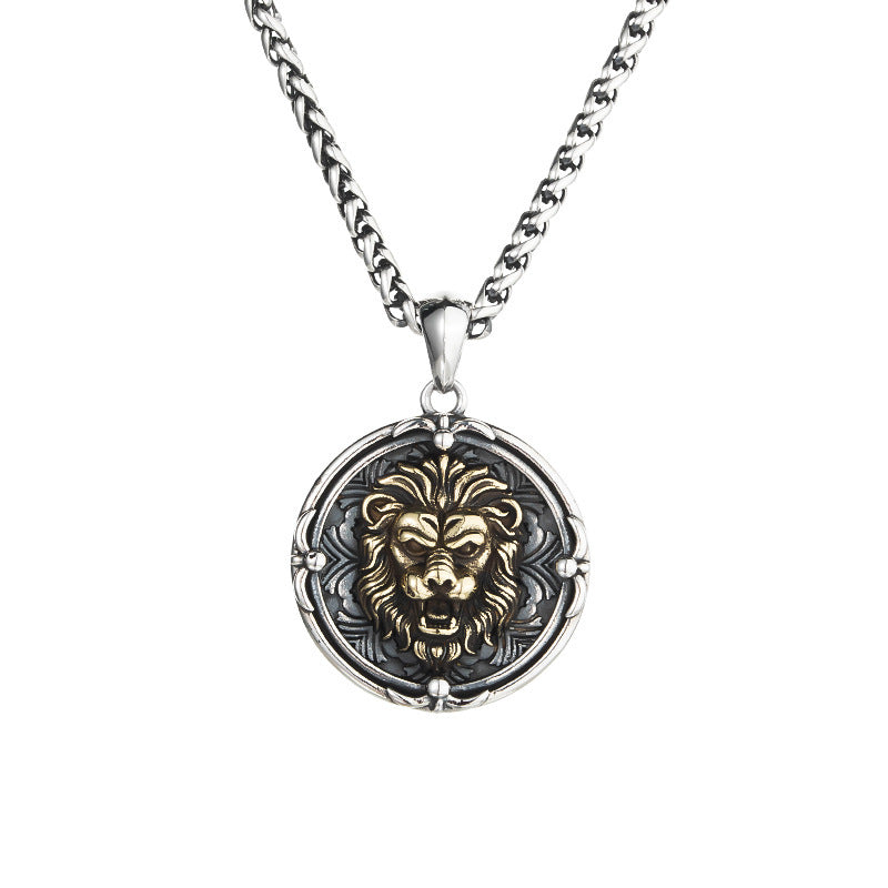 Vintage Silver Lion Pendant