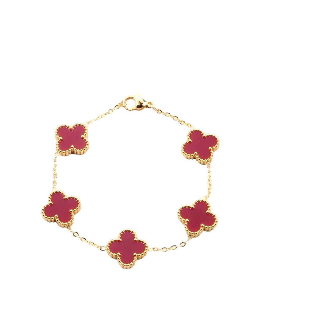 Alhambra Bracelet 5 Motifs 10K Gold