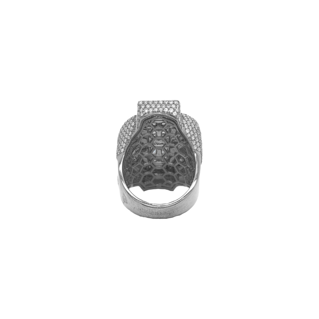 Dollar Sign Diamond Ring 10K Gold