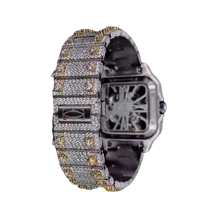 Cartier Skeleton Moissanite Watch