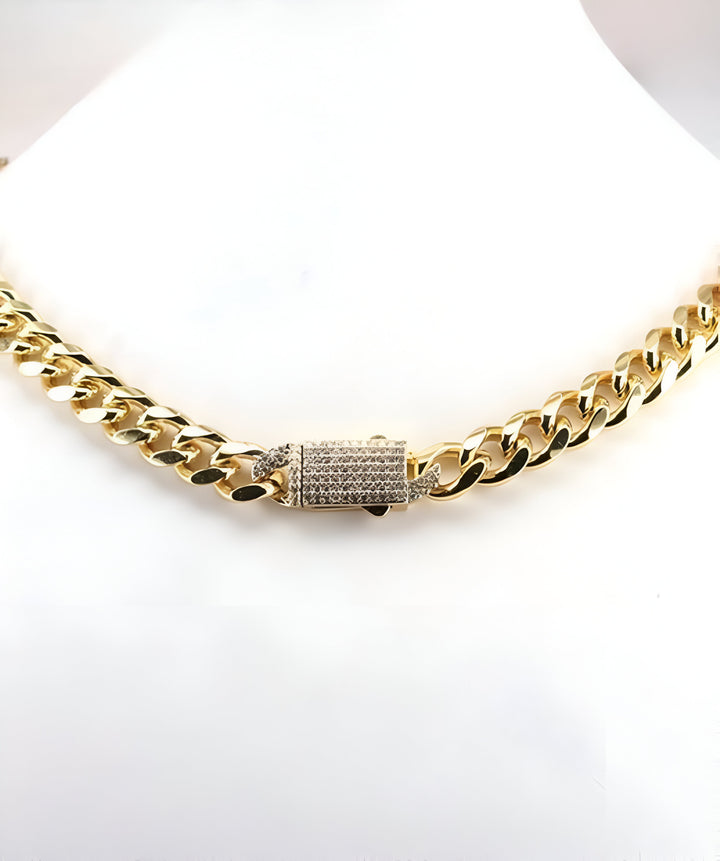 Cuban Link chain 1.00 CT Lab Diamond