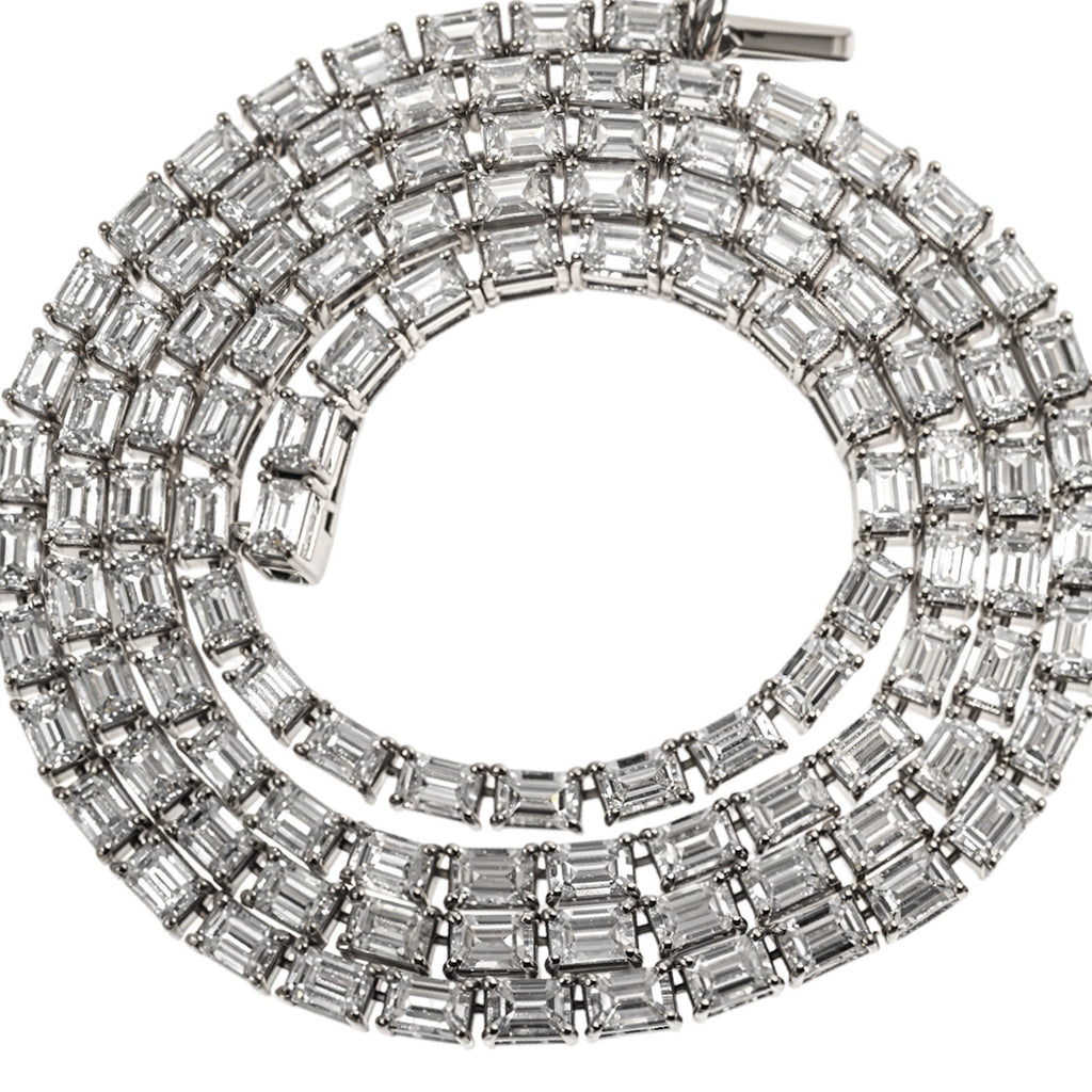 Emerald Cut Tennis Chain