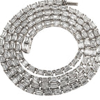 Emerald Cut Tennis Chain