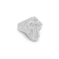 925 Moissanite Baguette Cross Ring
