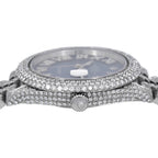 Rolex Roman Numeral Moissanite Watch