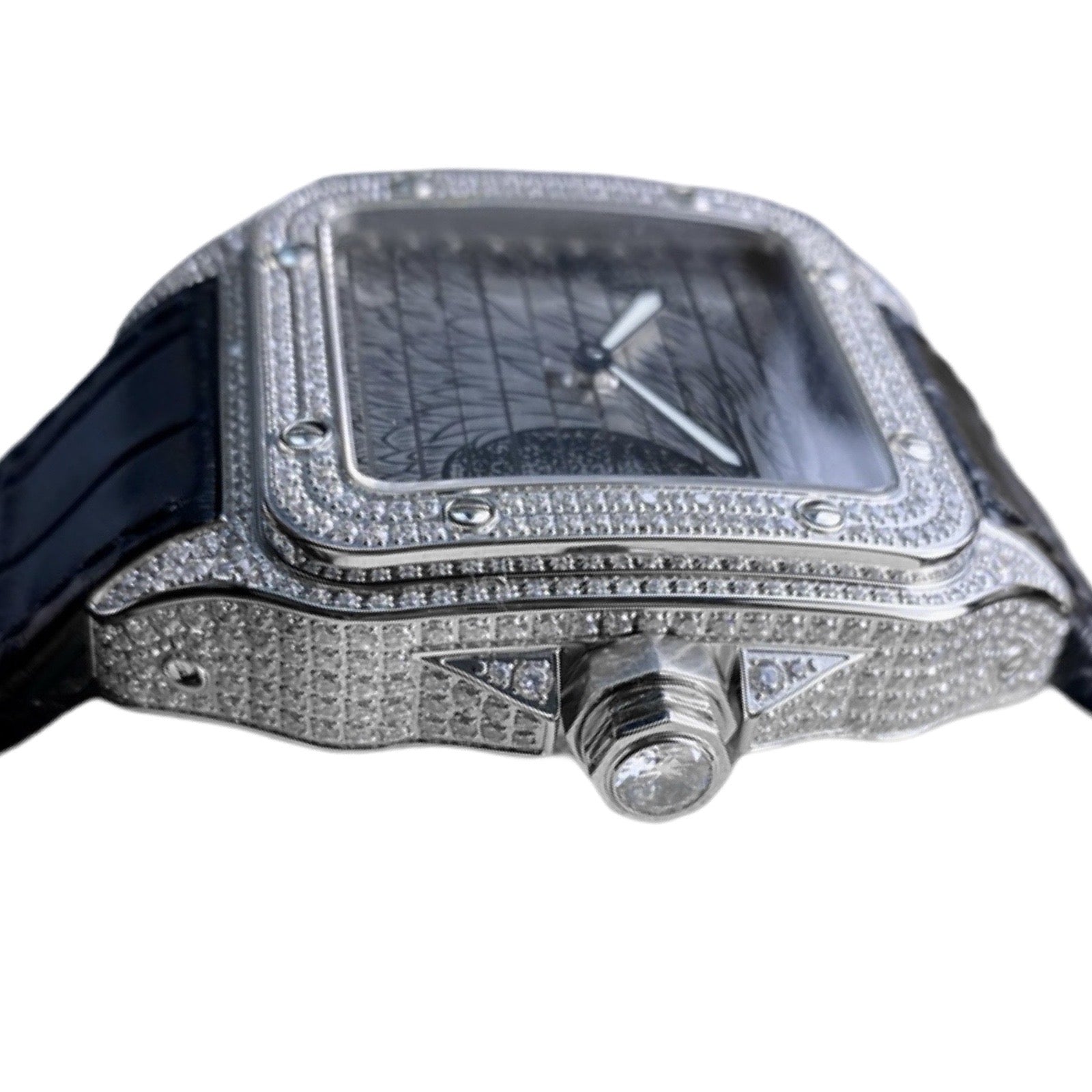 Falcon Triple Moissanite Watch