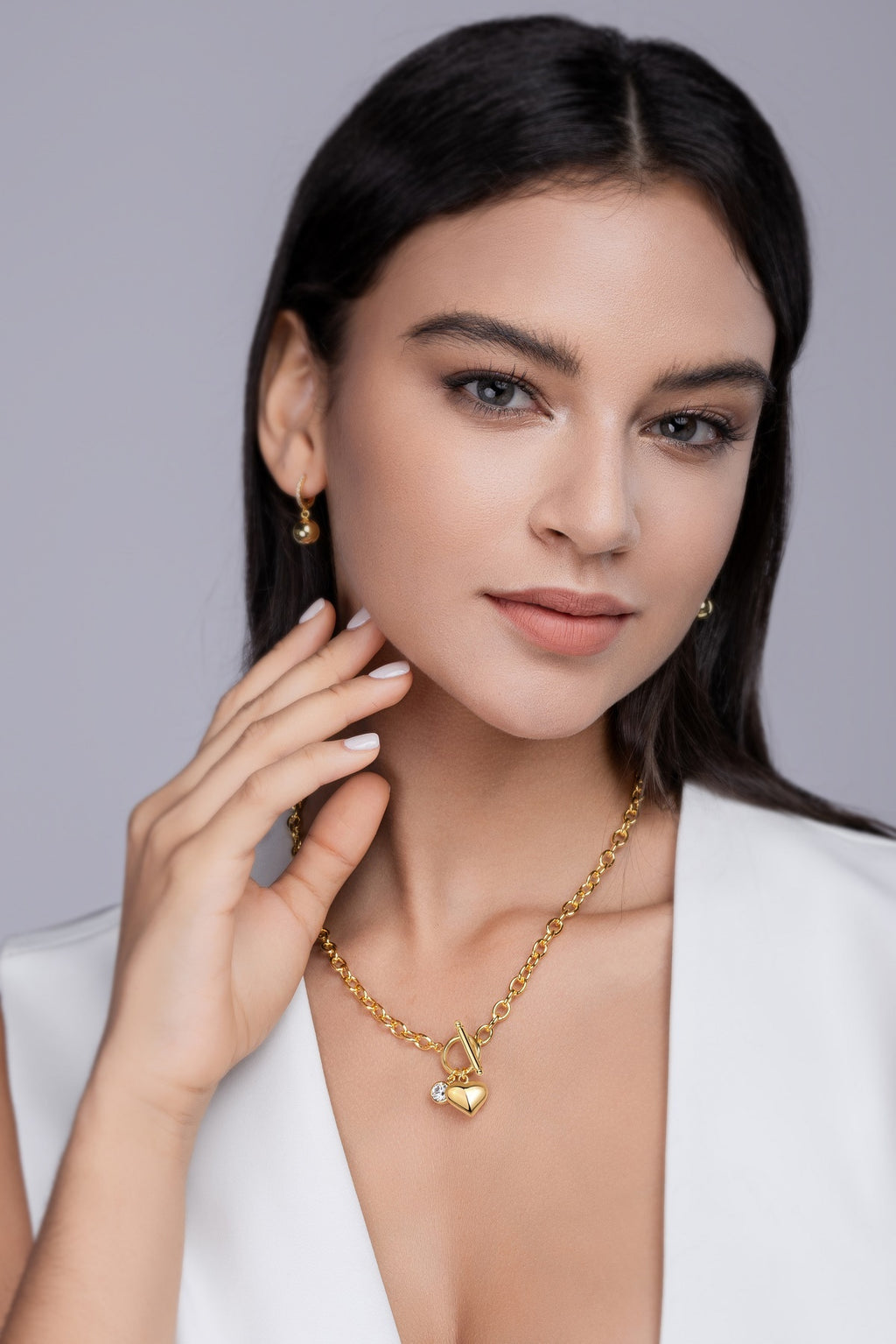 Meteor Wish Diamond Pendant Necklace Set With Moissanite Diamond S925 Silver