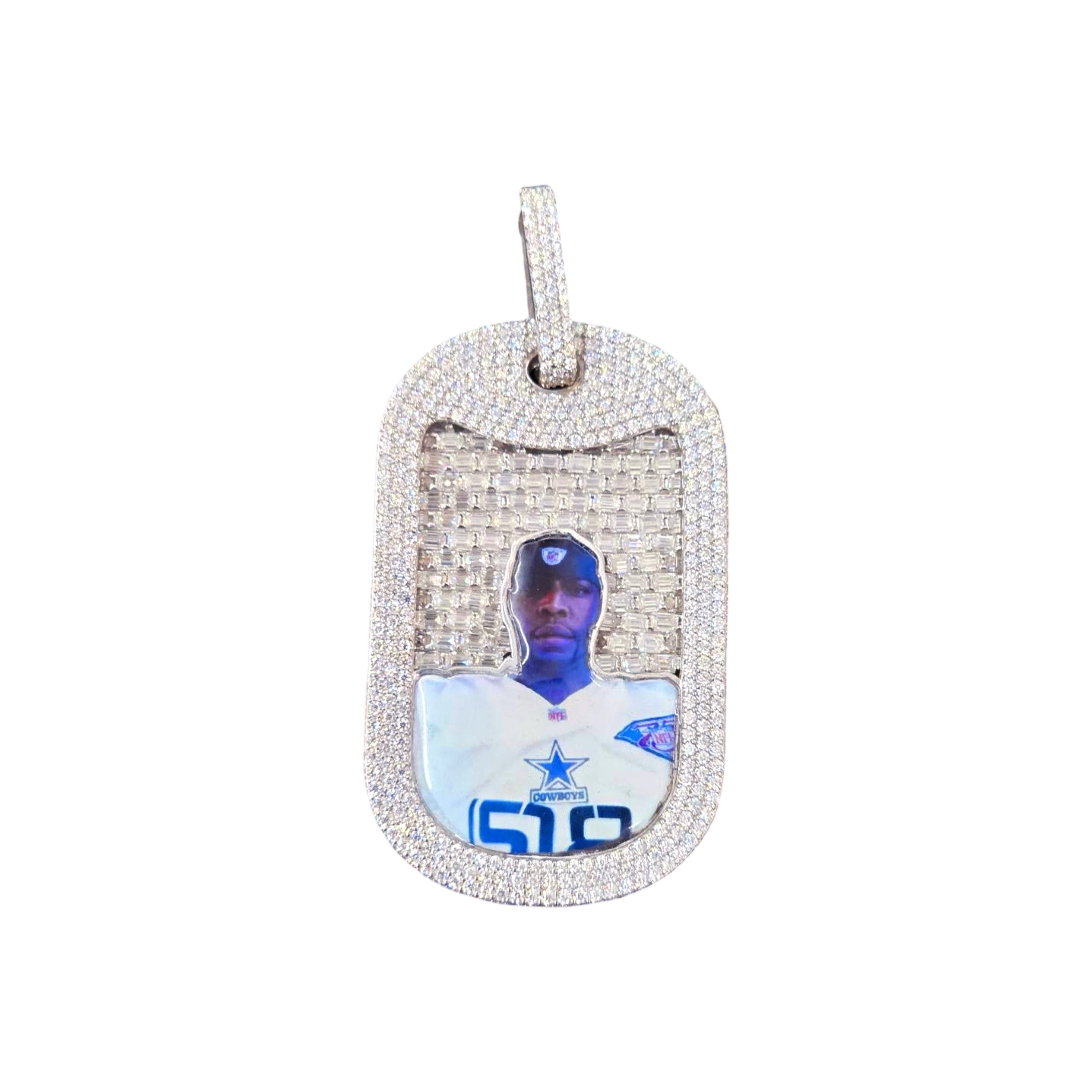 Memory Pendant Emerald Shape Diamond