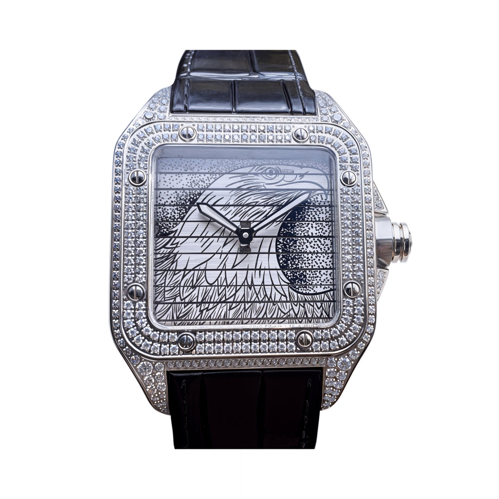 Falcon Triple Moissanite Watch