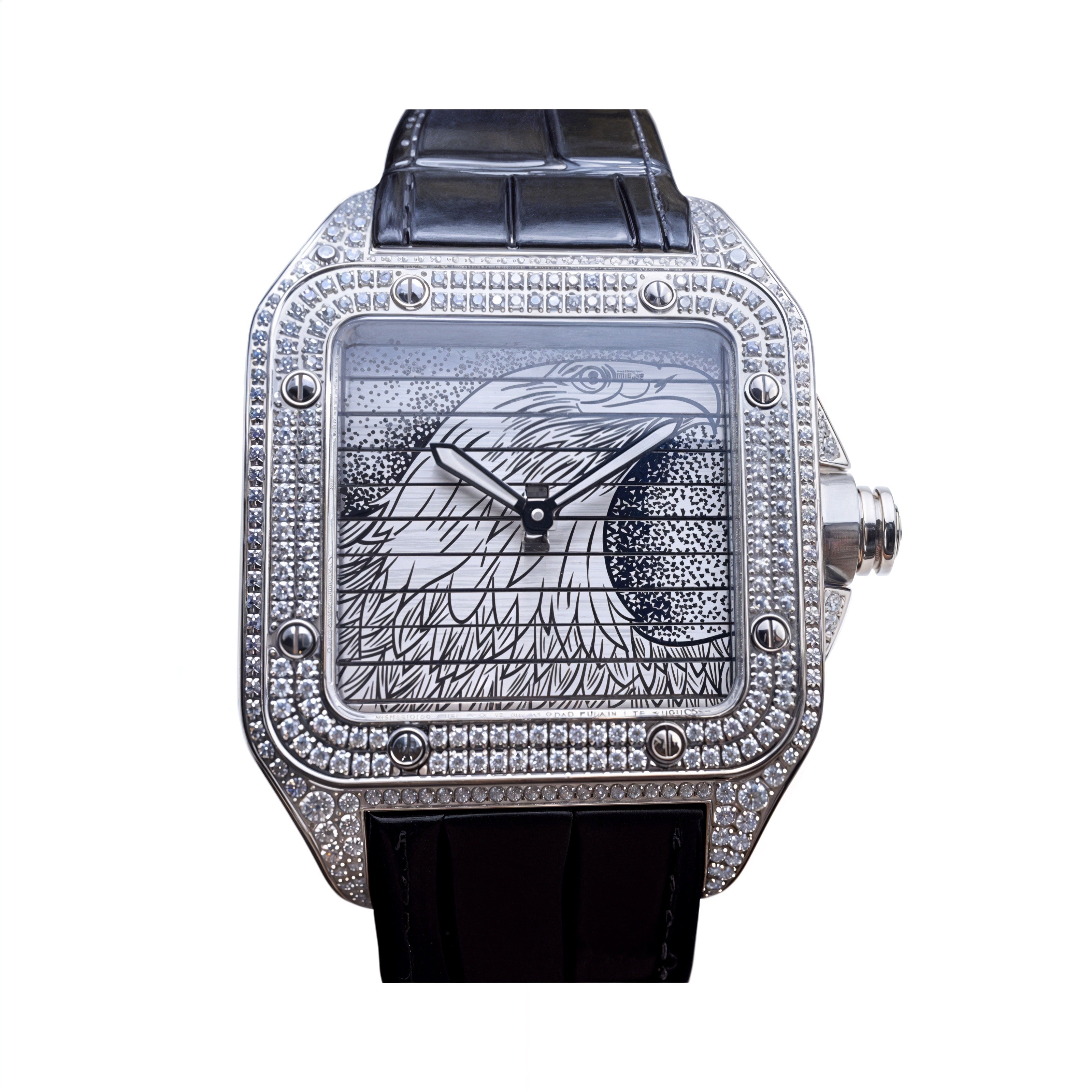 Falcon Triple Moissanite Watch