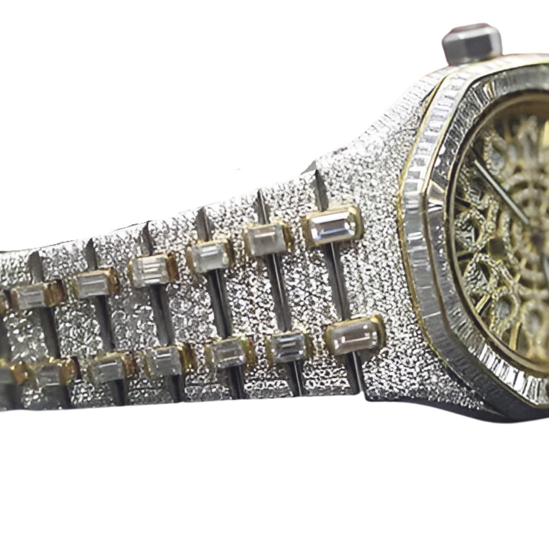 AP Two Tone Moissanite Watch