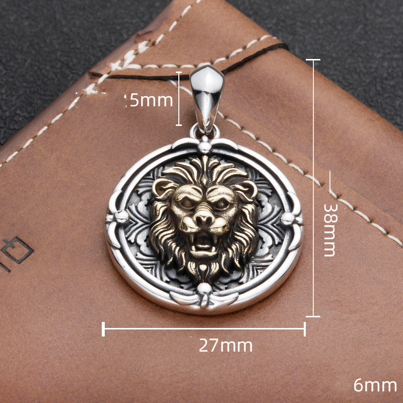 Vintage Silver Lion Pendant