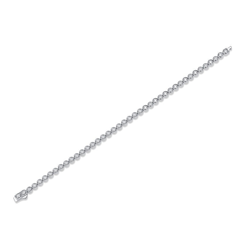 Round Brilliant Diamond Bracelet S925 Silver