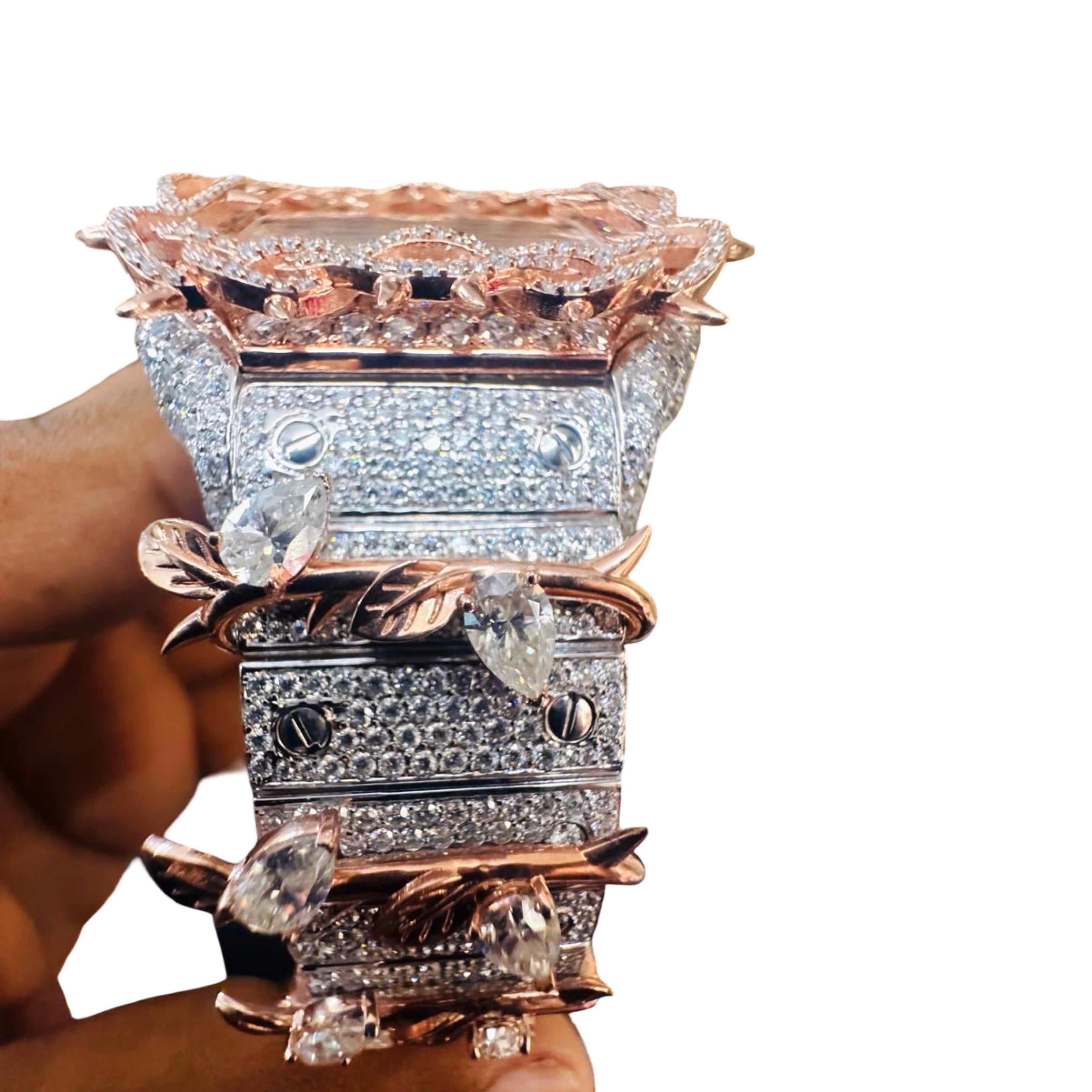 Cartier Moissanite Watch