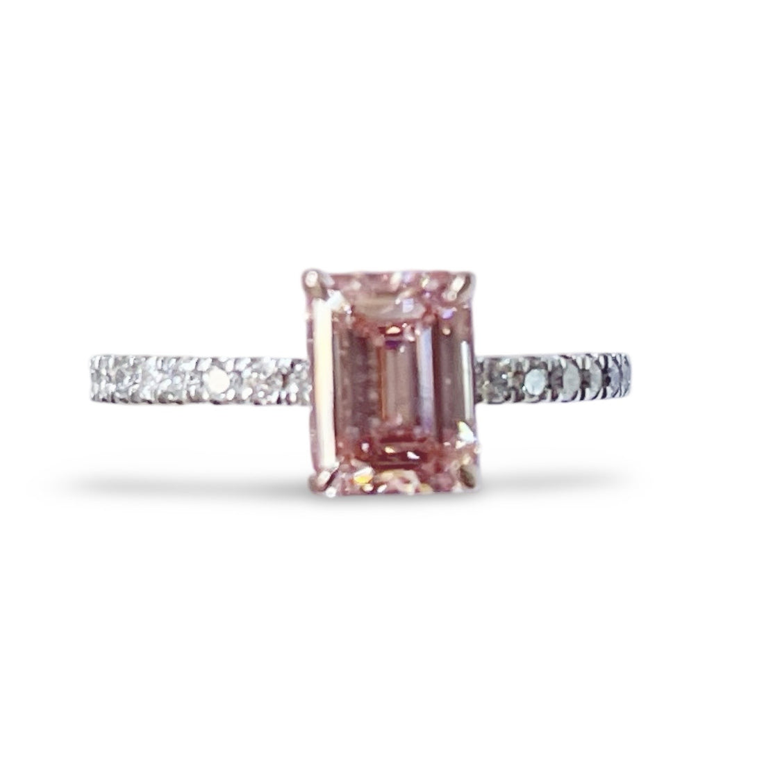 Pink Diamond Wedding Ring