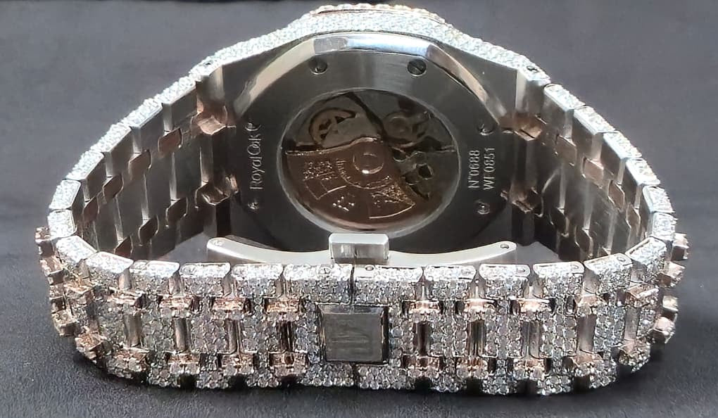 Arabic Numeral Moissanite Watch