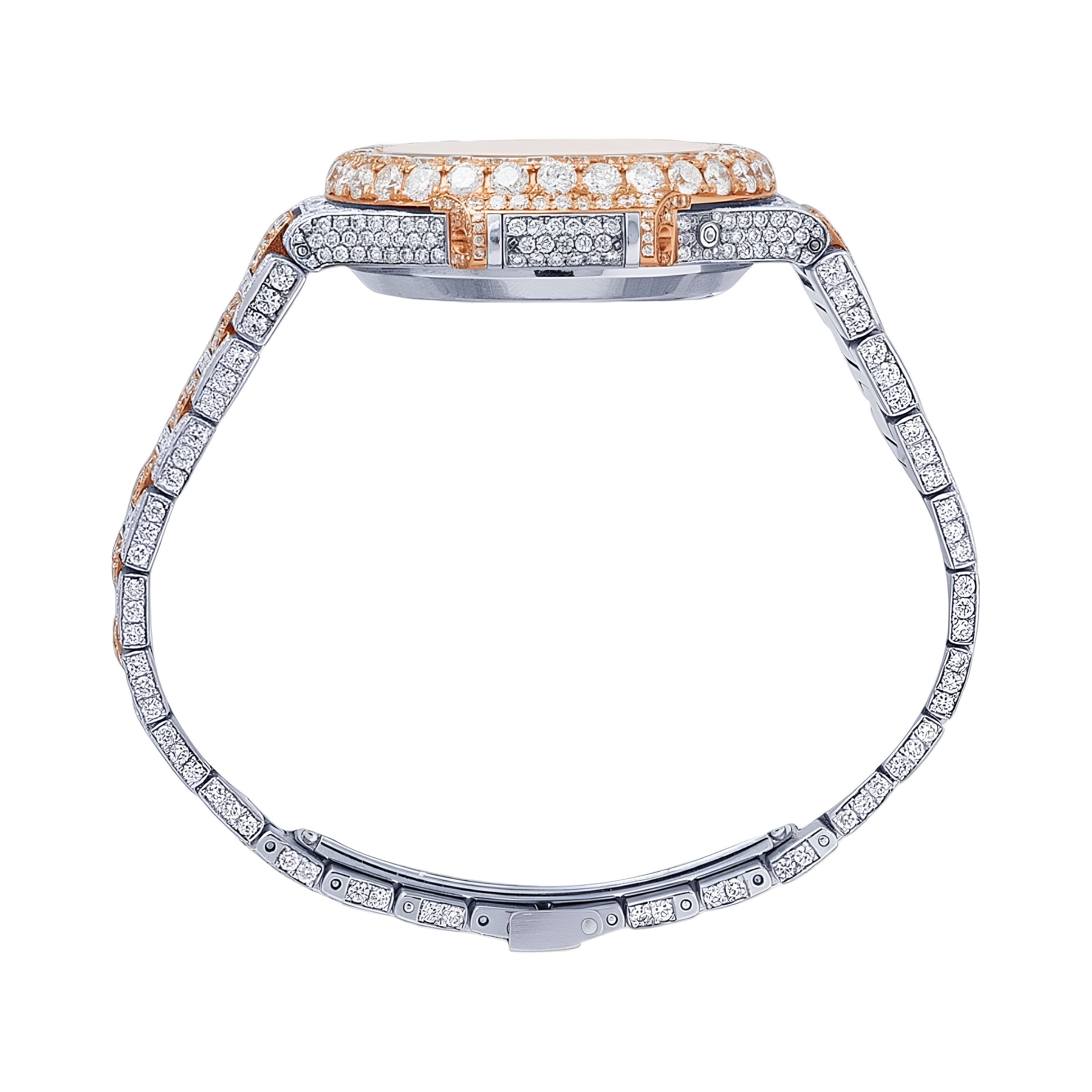 PP Two Tone Moissanite Diamond Watch