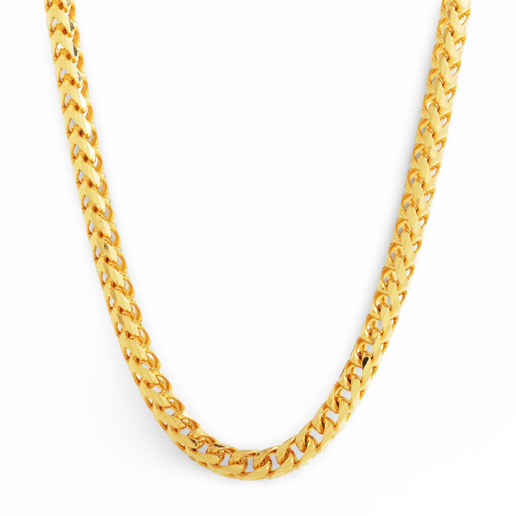 10K Gold Franco Link Chain 4mm