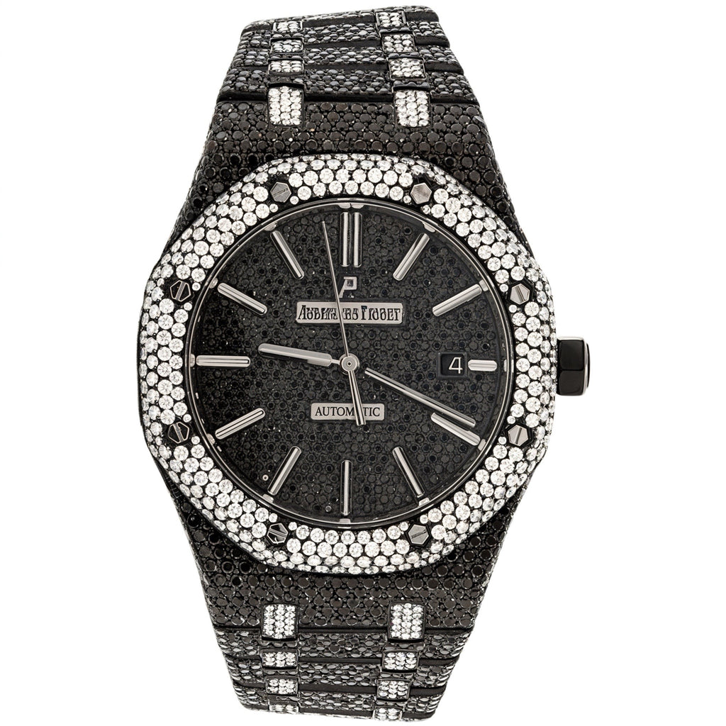 Black Moissanite Watch