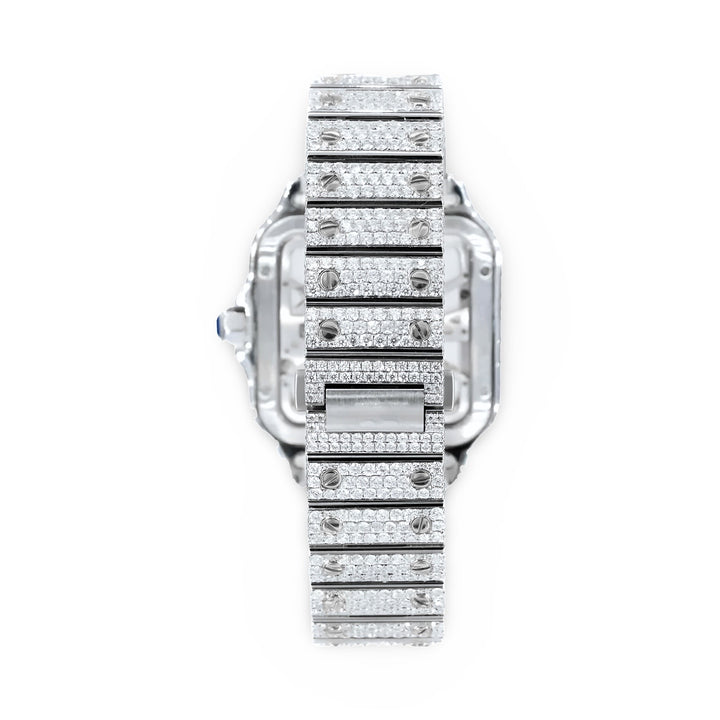 Cartier Santos Moissanite Watch