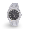 AP Black Dial VVS Moissanite Diamond Watch