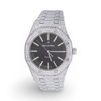 AP Black Dial VVS Moissanite Diamond Watch