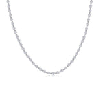 Round Diamond Necklace S925 Silver