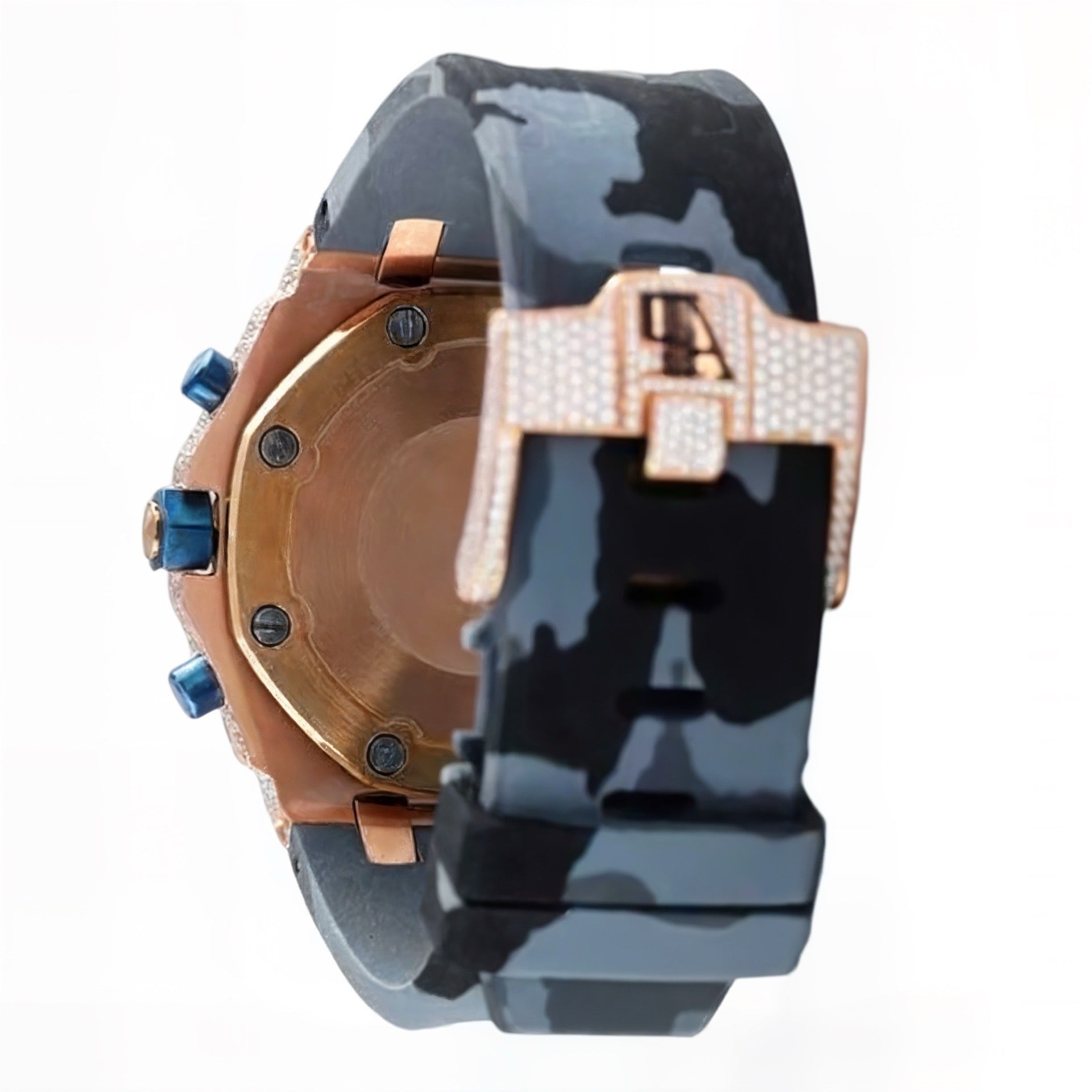 Skeleton Dial Offshore Moissanite Watch