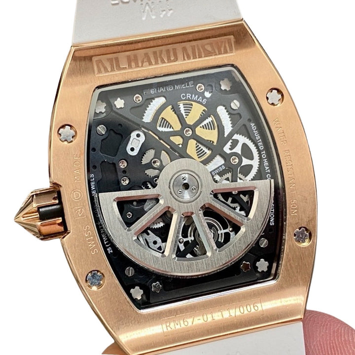 RM Rose Gold Moissanite Diamond Watch