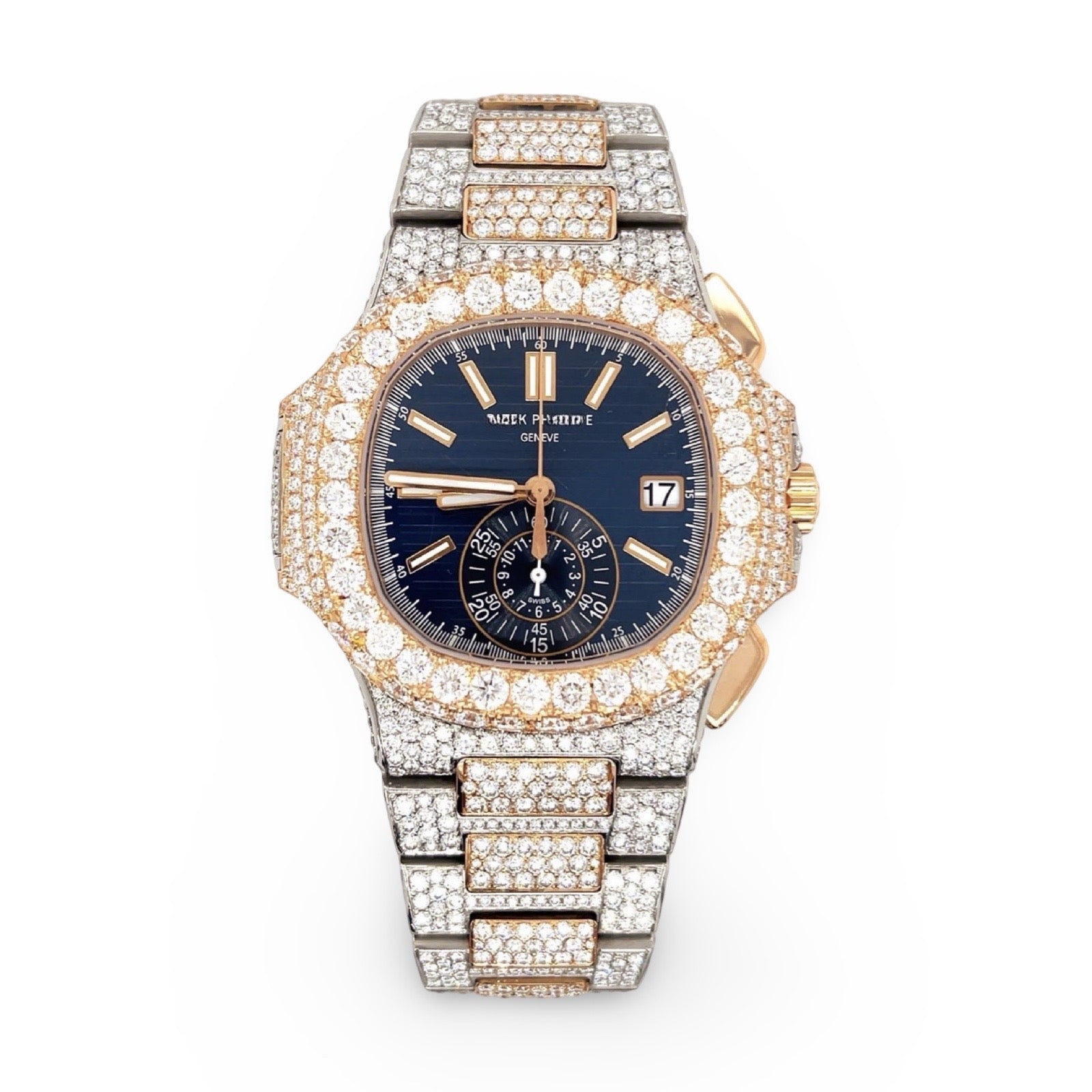 PP Two Tone Moissanite Diamond Watch