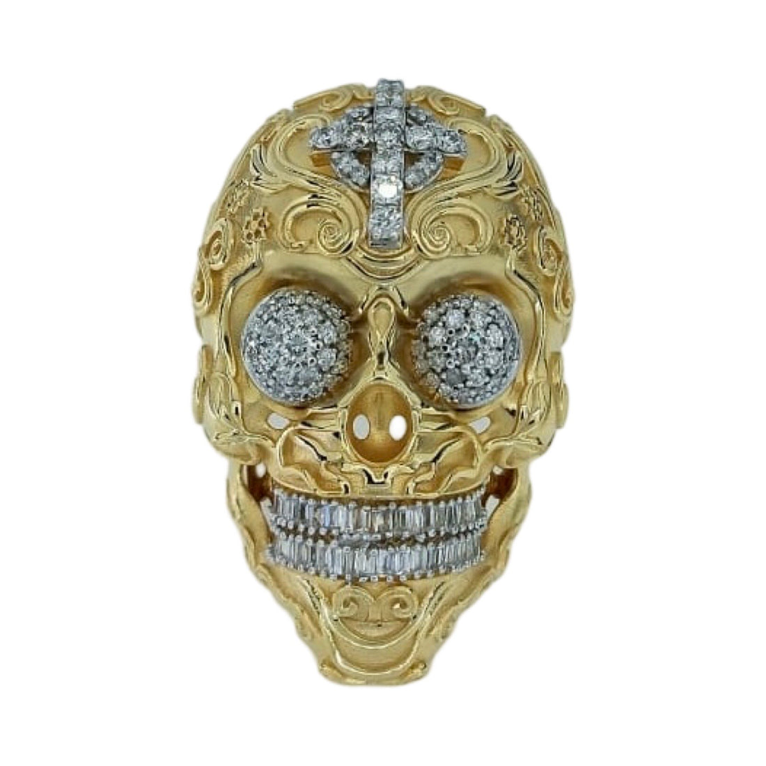 10K Gold Skull Ring