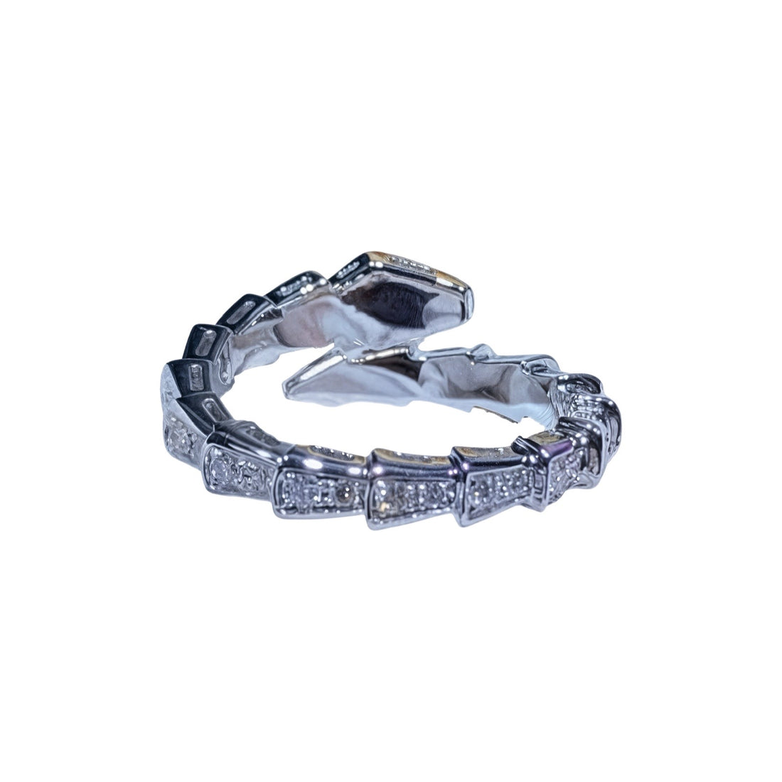 Serpenti Viper 10K Gold Diamond Ring