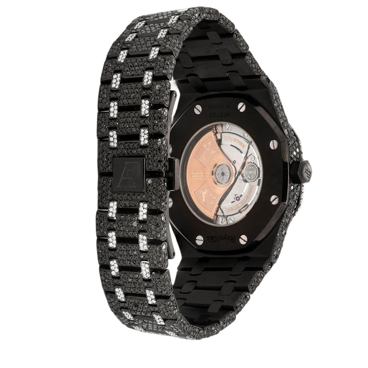 AP Black Moissanite Watch