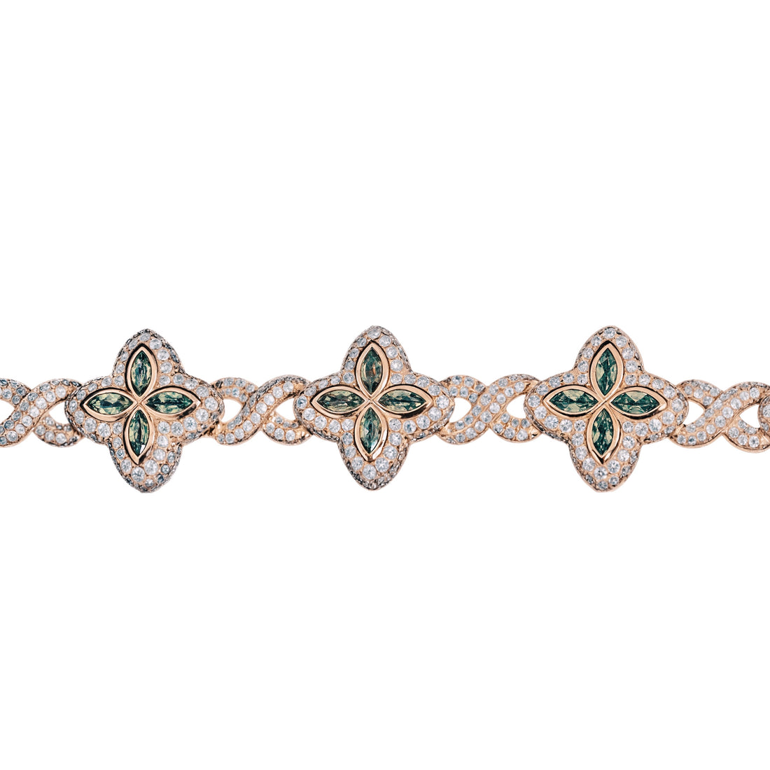 Clover Infinity Bracelet 10K Gold